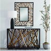 Teak Maze Rectangle Mirror, by Uttermost, 44" width x 56" height x 2.5" depth thumbnail 2