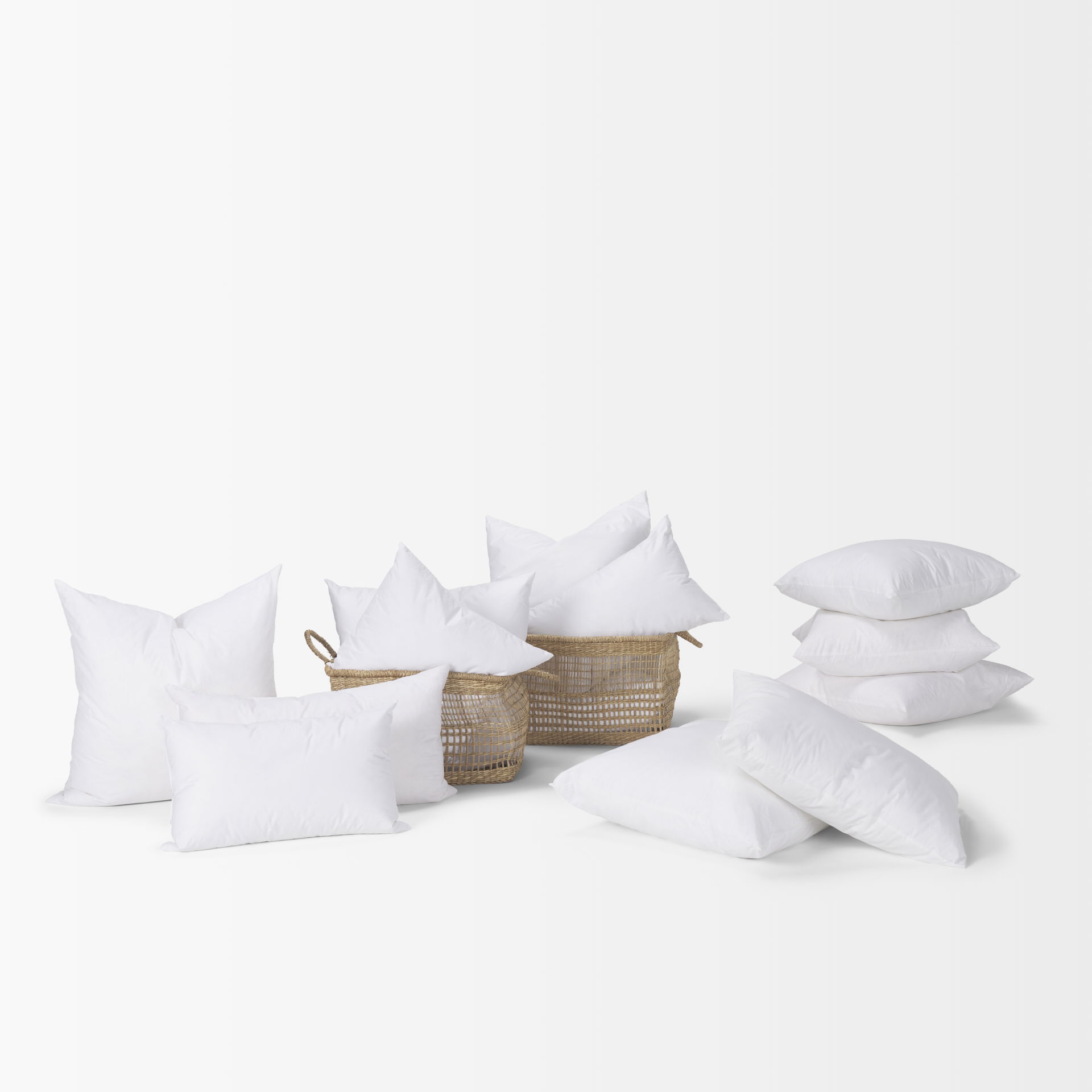 Down Fill Pillow Insert 15 x 23 large image 