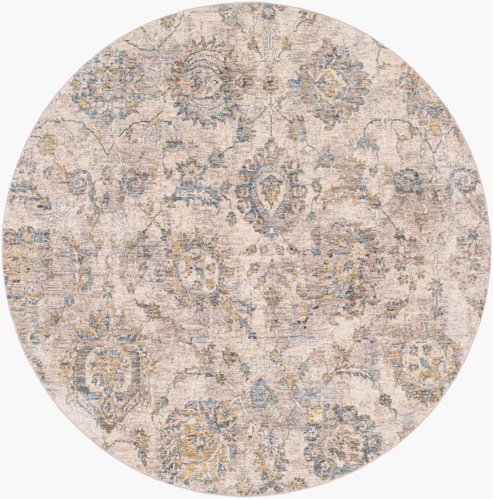 Mirabel Machine Woven Rug, by Surya, 6'6.74" length x 6'6.74" width