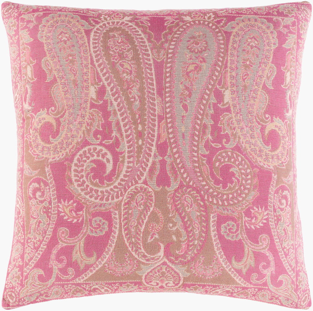 Boteh Accent Pillow, Decorative Pillow by Surya, 20" length x 20" width