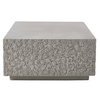 Hesston Outdoor Concrete Coffee Table, Outdoor Table by Uttermost, 4' width x 1'3" height x 2'8" depth thumbnail 7
