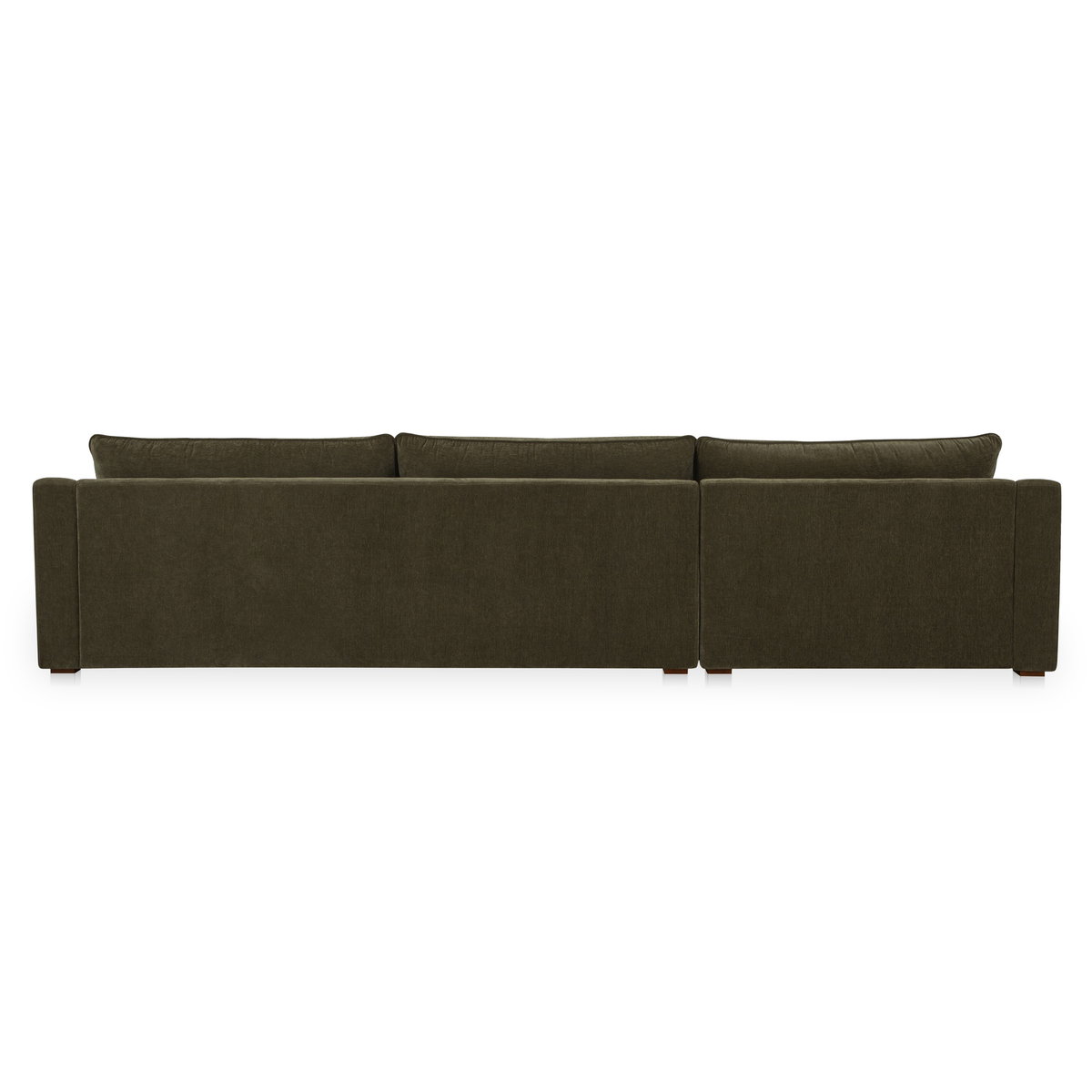 Farrow Sectional Cedar Green Left, Sectional Sofa by Moe's Home, 130.5" width x 31.75" height x 61.5" depth View 4