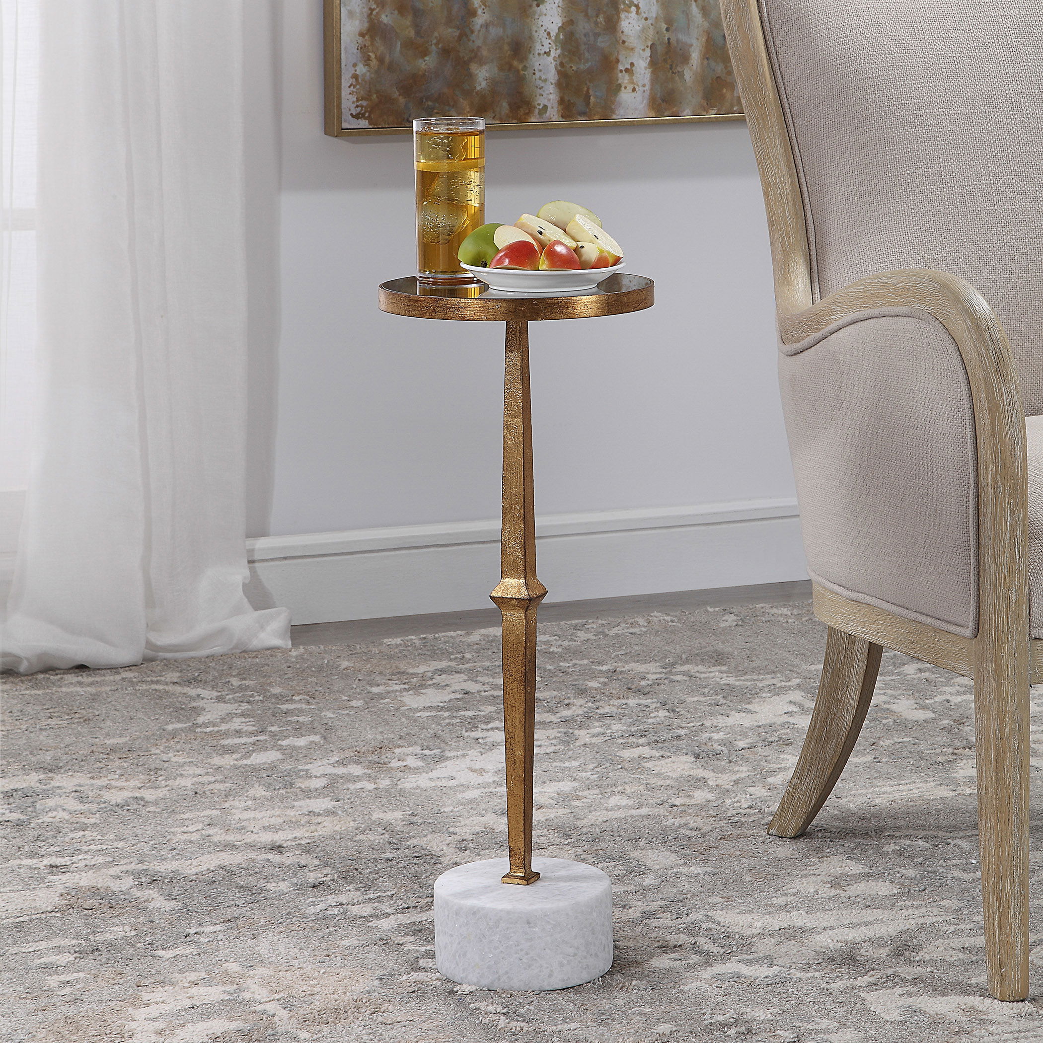 Miriam Round Accent Table large image 