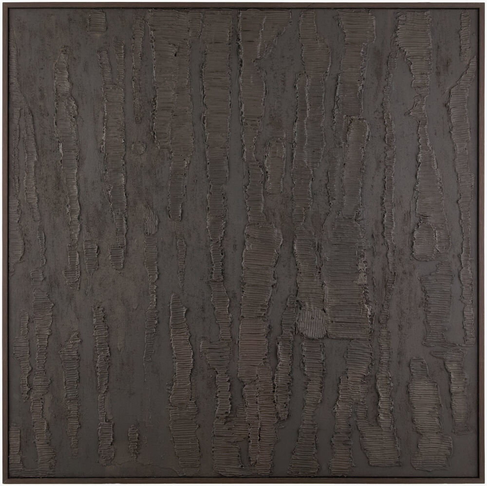 Erosion Framed Art, Painting by Surya, 53" width x 53" height