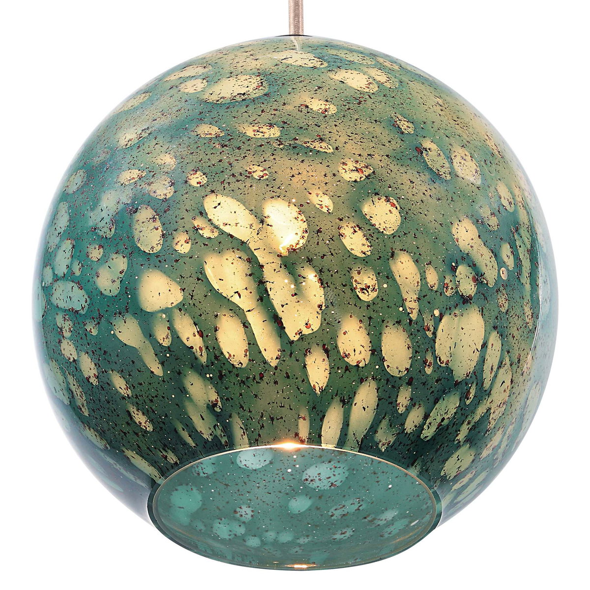 Gemblue1 Light Mini Pendant, Ceiling Light by Uttermost, 9.37" width x 10.12" height x 9.37" diameter x 9.37" depth View 4