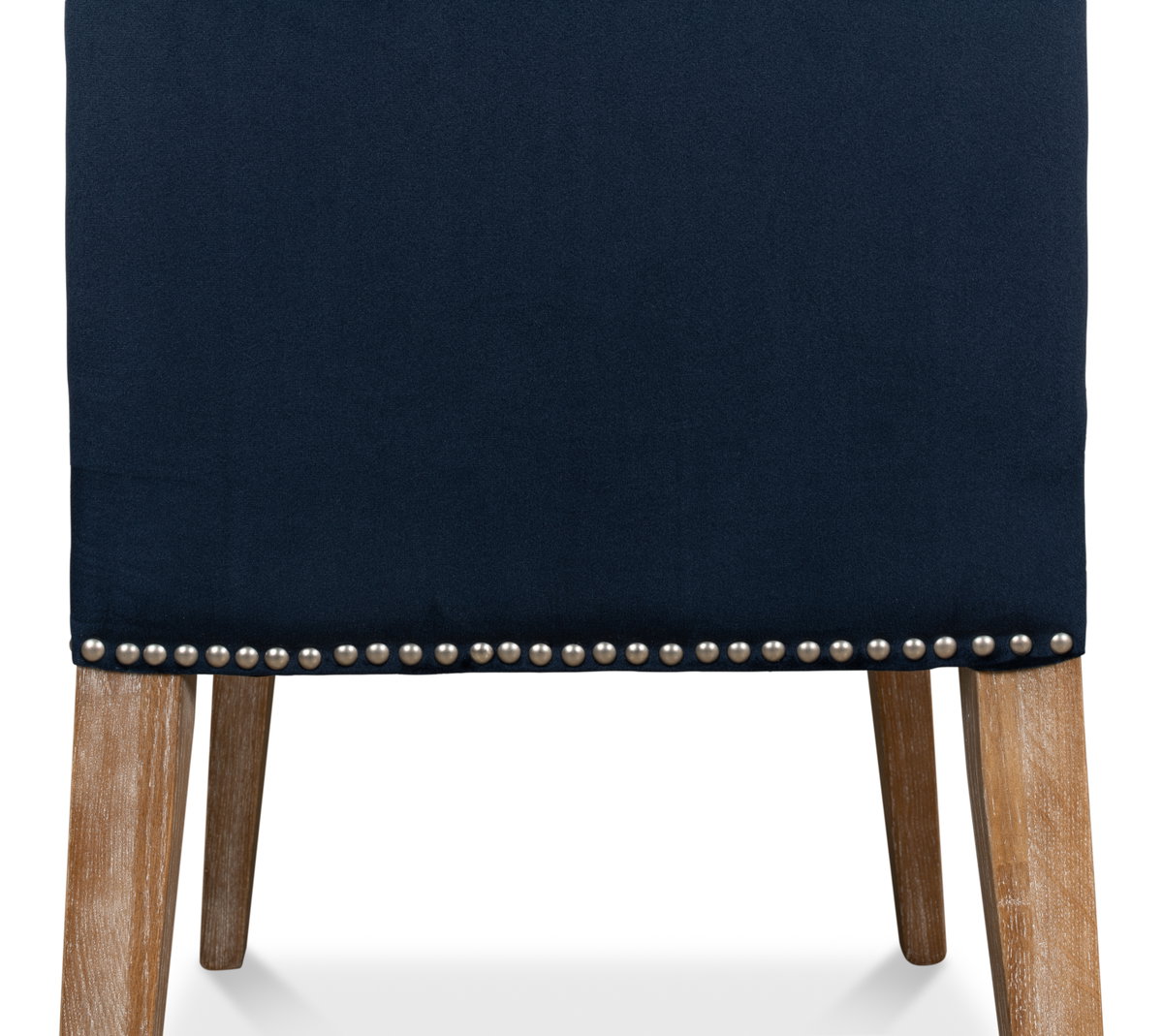 Hugo Oval Side Chair  Old World Walnut, by Sarreid, 1'11" length x 1" width x 3'2" height View 2