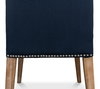 Hugo Oval Side Chair  Old World Walnut, by Sarreid, 1'11" length x 1" width x 3'2" height thumbnail 2