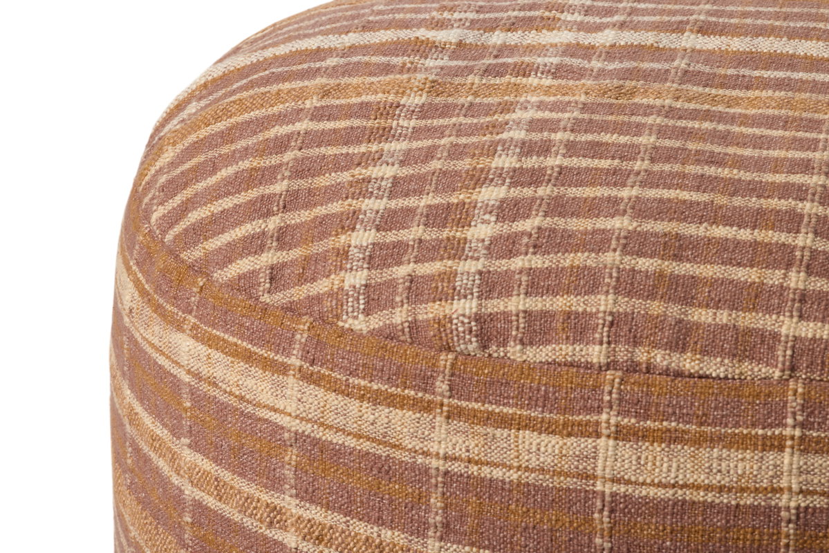 Chris Loves Julia x Loloi Wallace Clay, Ottoman, 36" width x 17" height x 36" depth View 4