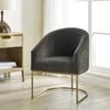 Hanni Charcoal Dining Chair thumbnail 1