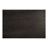 Glenn Oval Dining Table Dark Brown, by Moe's Home, 97.5" width x 30" height x 42" depth thumbnail 6