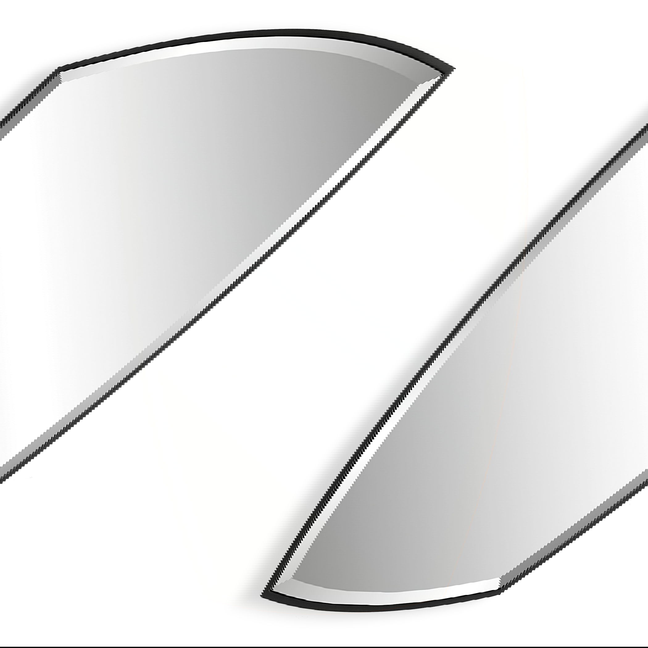 Crest Curved Iron Mirror large image 