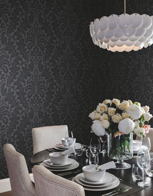 Modern Romance Black Wallpaper