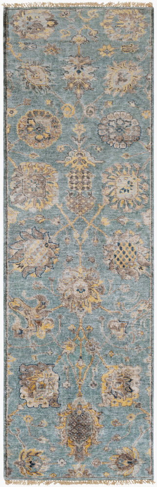 Theodora Handmade Rug, by Surya, 8' length x 2'6" width