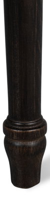 Cane Back Side Chair, Nero, Toffee, Dining Chair by Sarreid, 20" length x 20" width x 40" height thumbnail 8