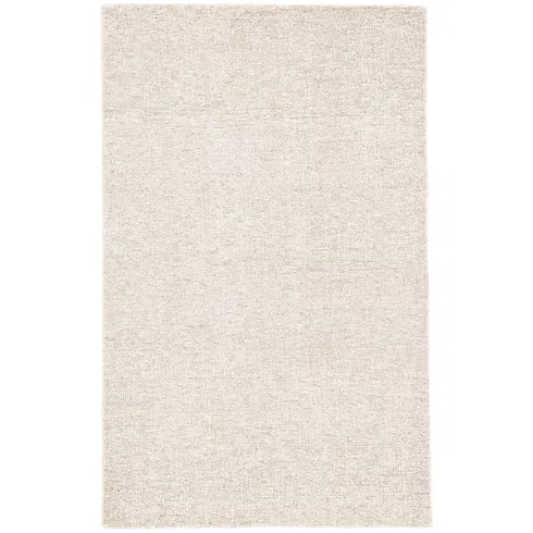 Richmond Solid Hand-Tufted Wool Ivory/Gray Area Rug