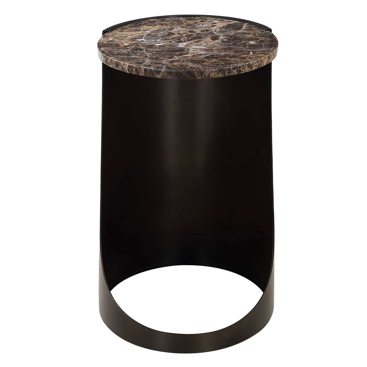 Welling Modern Metal Side Table, Side & End Table by Uttermost, 20" width x 22" height x 13.75" depth View 5