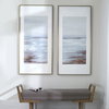 Coastline Framed Prints Set/2, Art by Uttermost, 27.5" width x 57.5" height x 2" depth thumbnail 2