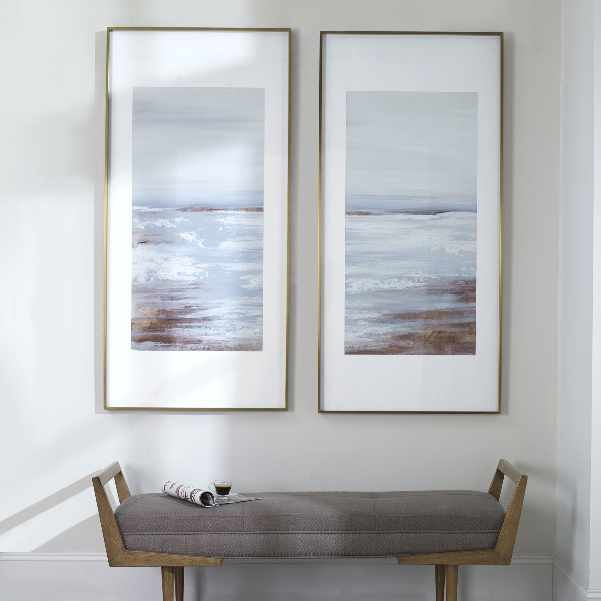 Coastline Framed Prints Set/2 large image 