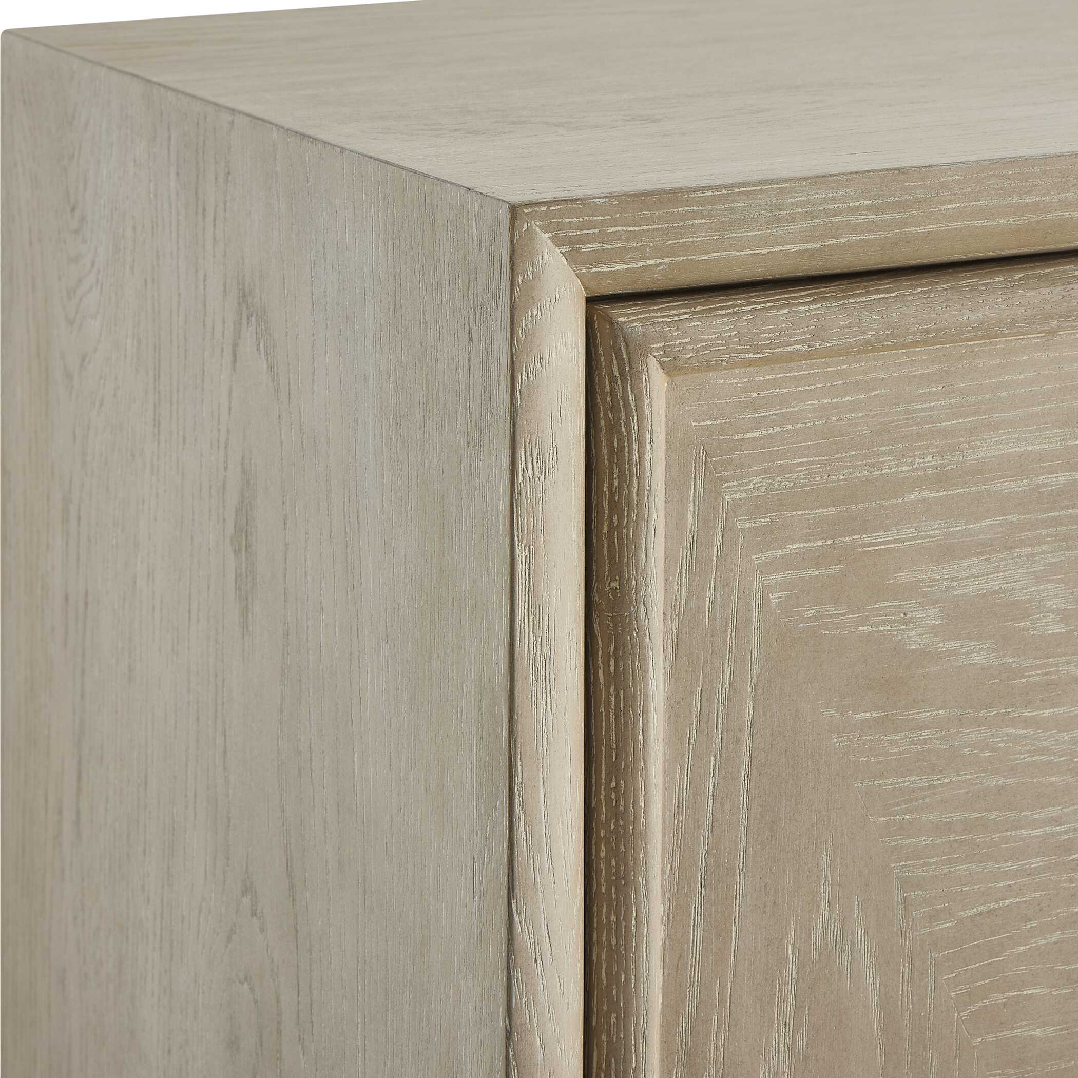 Alessia Washed 2 Door Cabinet, Furniture by Uttermost, 30" width x 33" height x 16" depth View 9