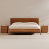Round Off Tall Nightstand Natural Oak thumbnail 9