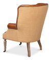 Welsh Leather & Jute Chair thumbnail 10