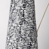 Colette Large Black/White Patterned Vase, Decorative Jar by Mercana, 9.8" length x 7.9" width x 20.3" height thumbnail 7