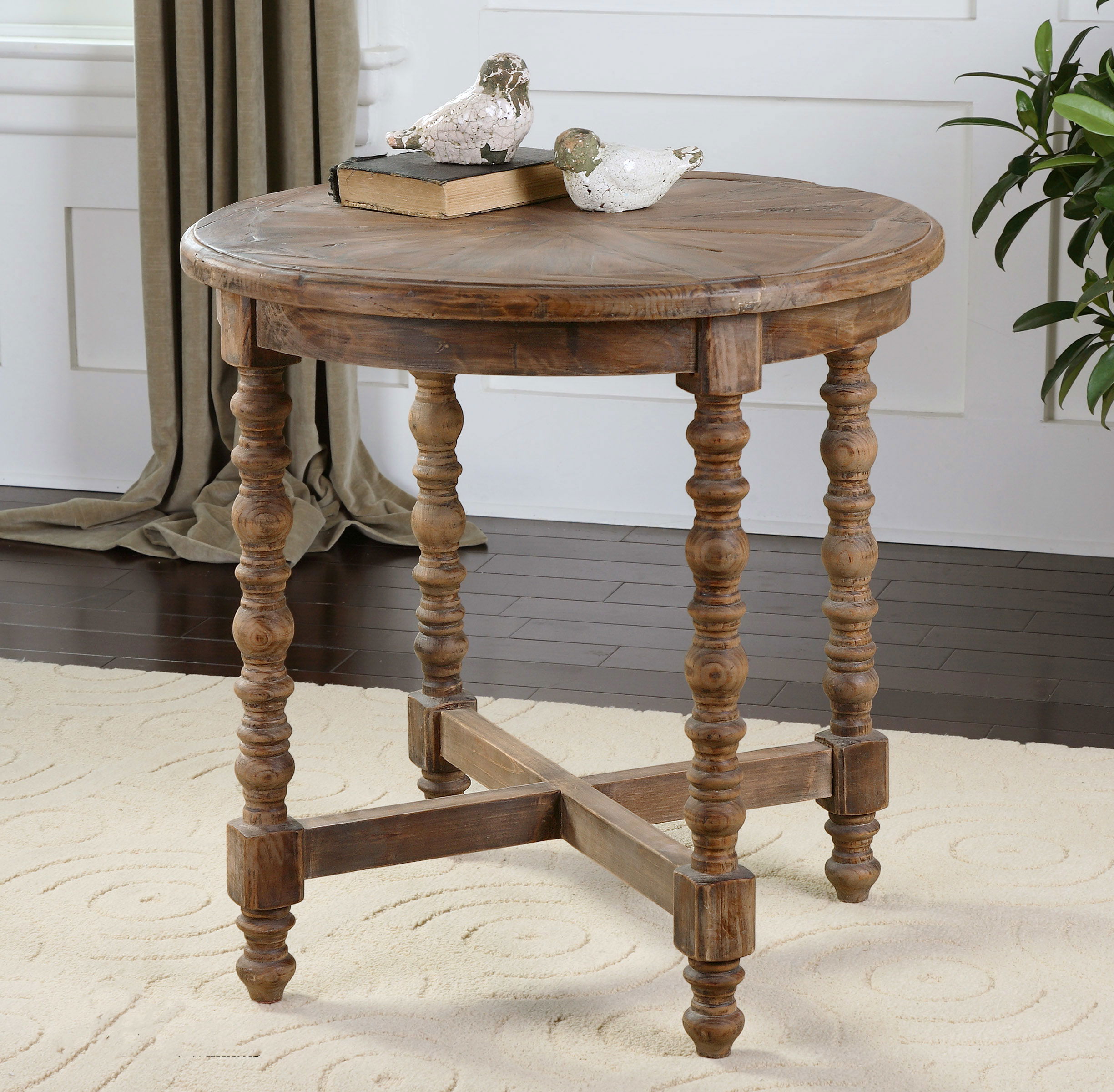 Samuelle Wooden End Table large image 