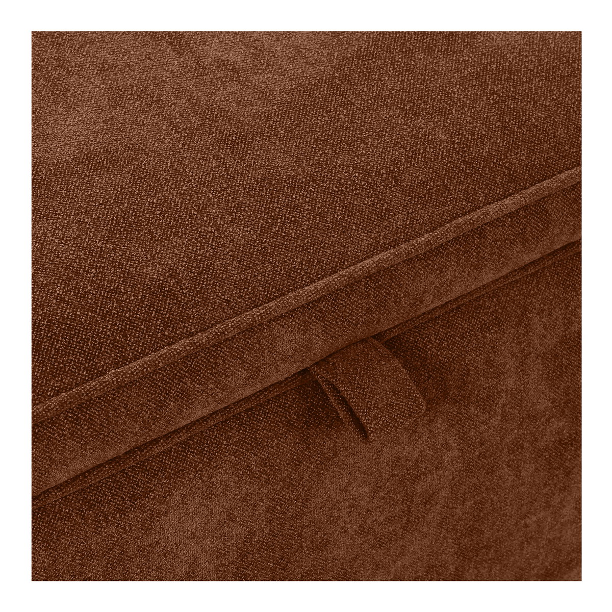 Ichigo Storage Bench Deep Orange, Benche by Moe's Home, 59" width x 18" height x 20" depth View 7