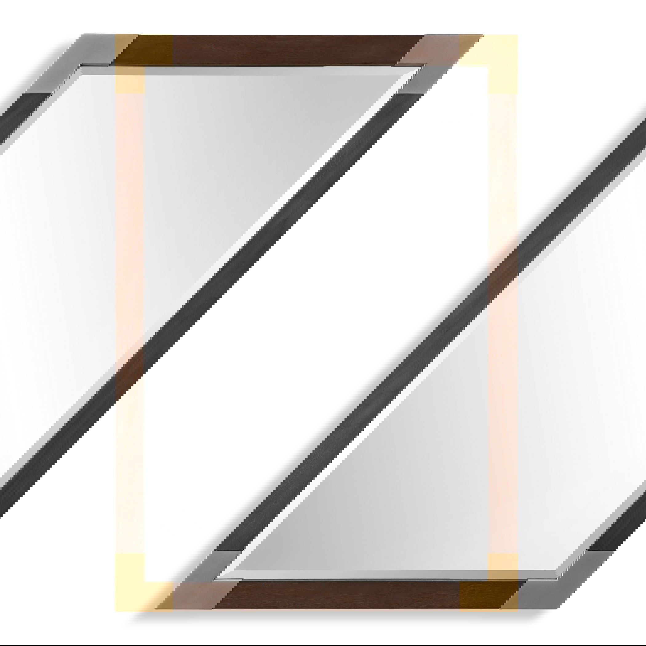 Rhea Walnut Mirror large image 