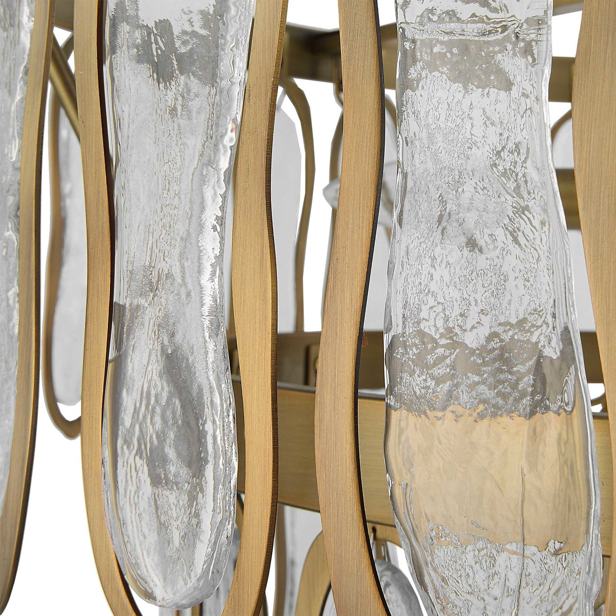 Aurelie 9 Light Round Pendant, by Uttermost, 28" width x 27.5" height x 28" diameter View 8