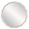 Aneta Large Gold Round Mirror thumbnail 0