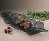 Smoked Leaf Glass Tray, Decorative Tray by Uttermost, 43" width x 4.5" height x 16.5" depth thumbnail 3