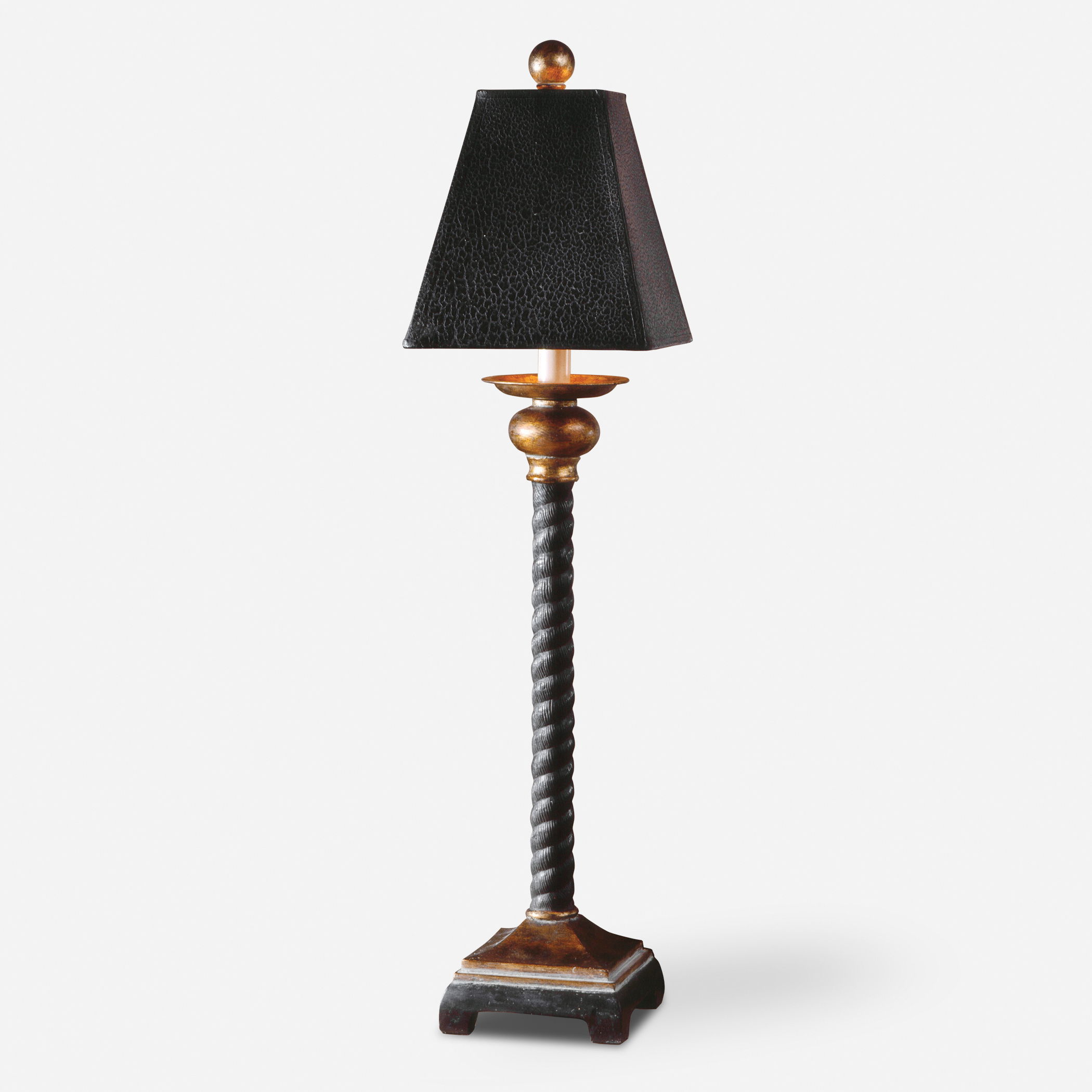 Bellcord Black Buffet Lamp large image 