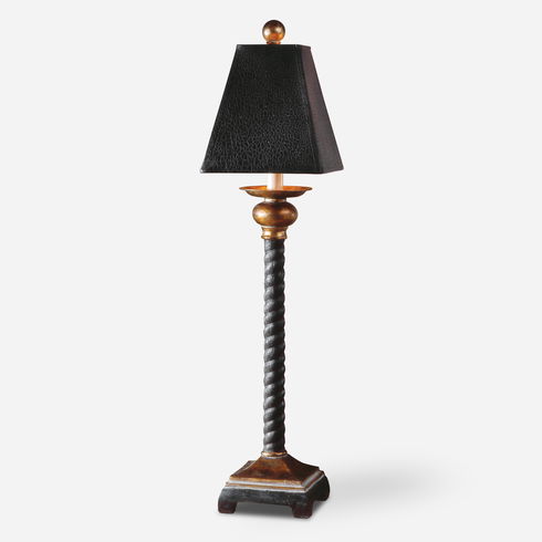 Bellcord Black Buffet Lamp