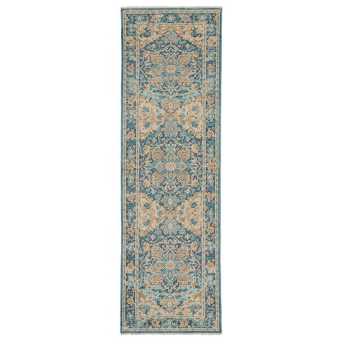 Jaipur Living Elyas Hand-Knotted Medallion Blue/ Ivory Area Rug (10