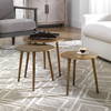 Kasai Gold Coffee Tables Set/3, by Uttermost, 18" width x 16.5" height x 18" depth thumbnail 2