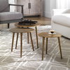 Kasai Gold Coffee Tables Set/3, by Uttermost, 18" width x 16.5" height x 18" depth thumbnail 2