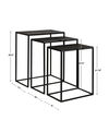 Coreene Iron Nesting Tables S/3 thumbnail 2