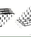 Coreene Iron Nesting Tables Set/3 thumbnail 2