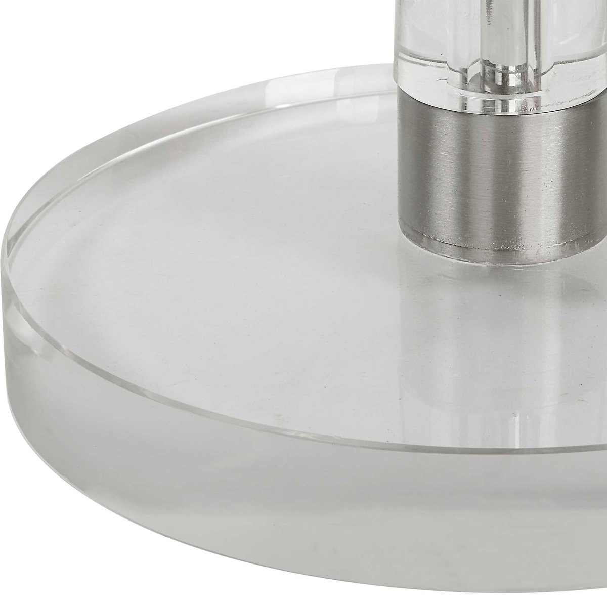 Pria Crystal Drink Table, Side & End Table by Uttermost, 8.62" width x 22" height x 8.62" depth View 4