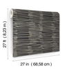 Water Reed Thatch Black & Gold Wallpaper thumbnail 7