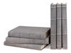 Heather Gray Linen Books, Set/12 thumbnail 2