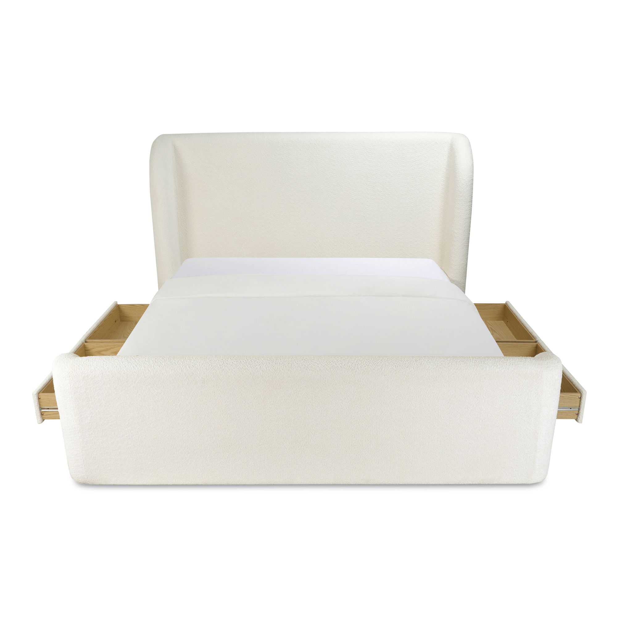 Sophia King Storage Bed Cream large image 