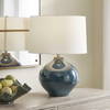 Corrine Deep Blue Table Lamp, by Uttermost, 18" width x 24.5" height x 18" depth thumbnail 2