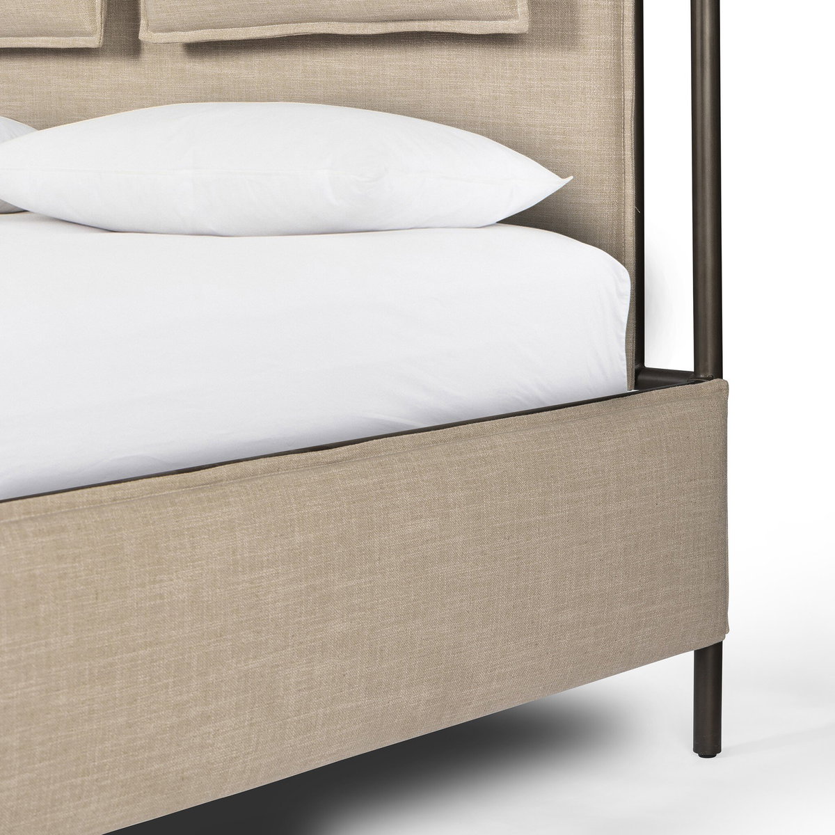 Leigh Canopy Bed, by Four Hands, 65" width x 82.25" height x 84.75" depth View 9