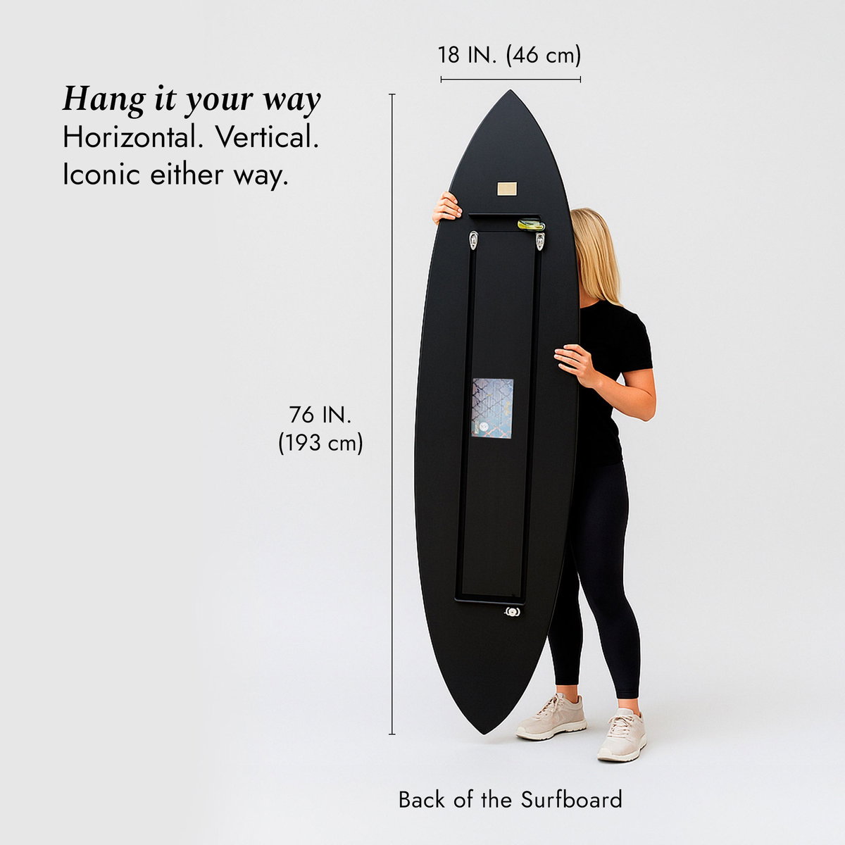 Italian Summer Surfboard (No Embellishment), Art by Oliver Gal,  18x76 View 7