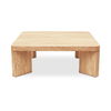 Oregon Square Coffee Table Blonde, by Moe's Home, 42" width x 15" height x 42" depth thumbnail 2