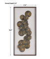 The Times Shadow Box Wall Art, by Uttermost, 27.6" width x 59.1" height x 2.5" depth thumbnail 3