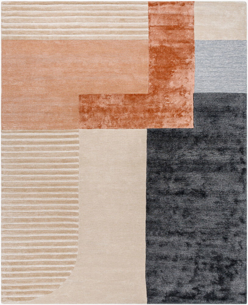Glasgow Handmade Rug, by Surya, 1'6" length x 1'6" width