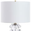 Aura Clear Glass Table Lamp, by Uttermost, 15" width x 27.75" height x 15" depth thumbnail 6
